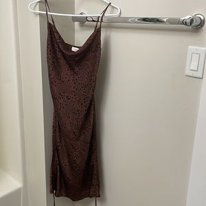 Aritzia satin dress with tags